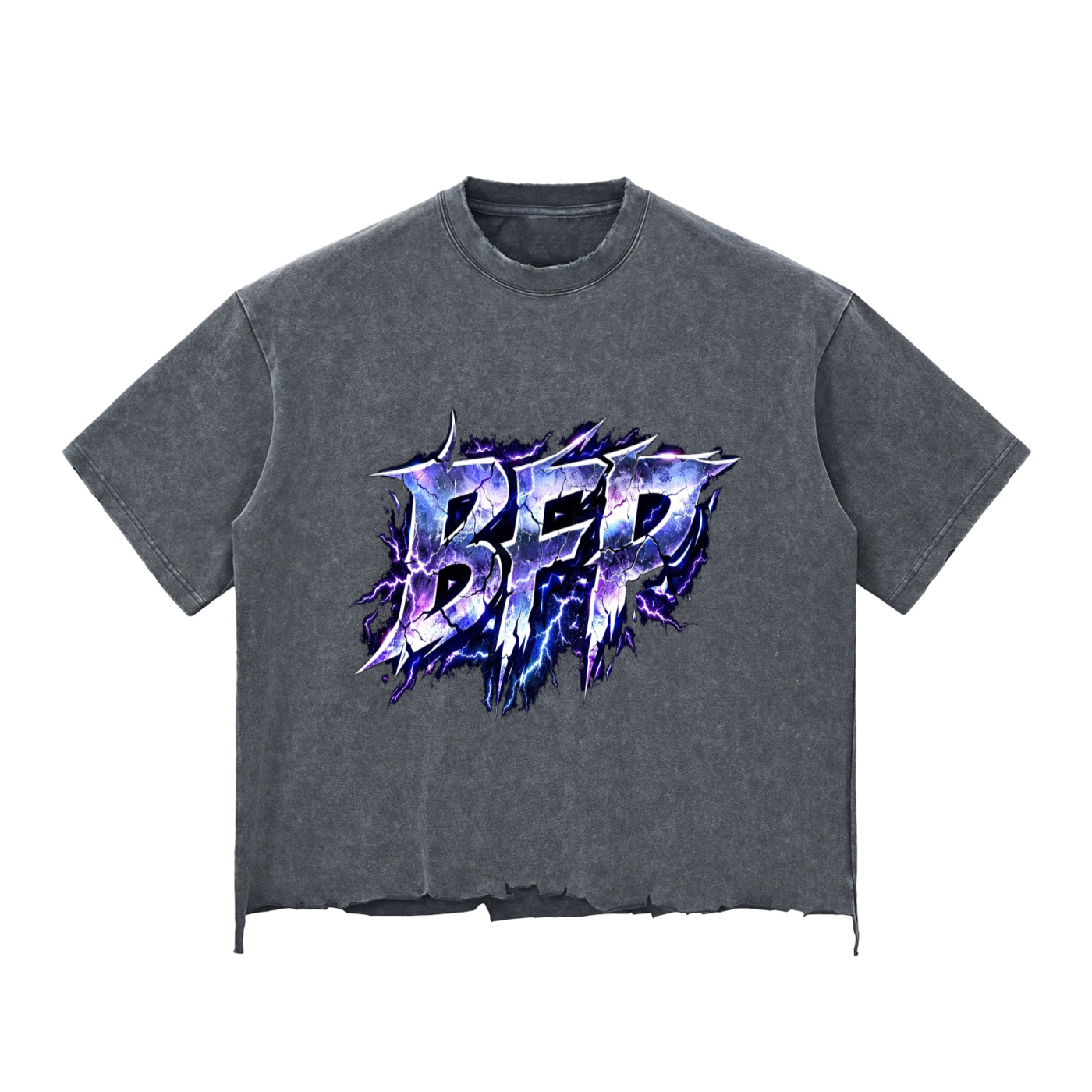 DARKSIDE Snow Wash Raw-Hem Boxy T-shirt