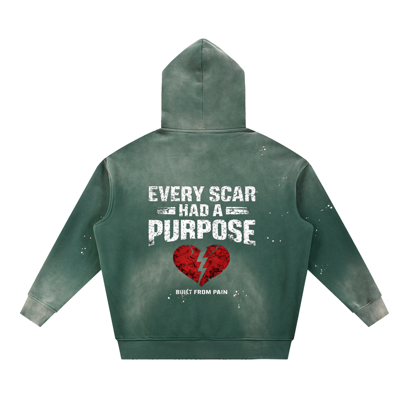 BFP Vintage Washed Forged by Pain Fleece Hoodie