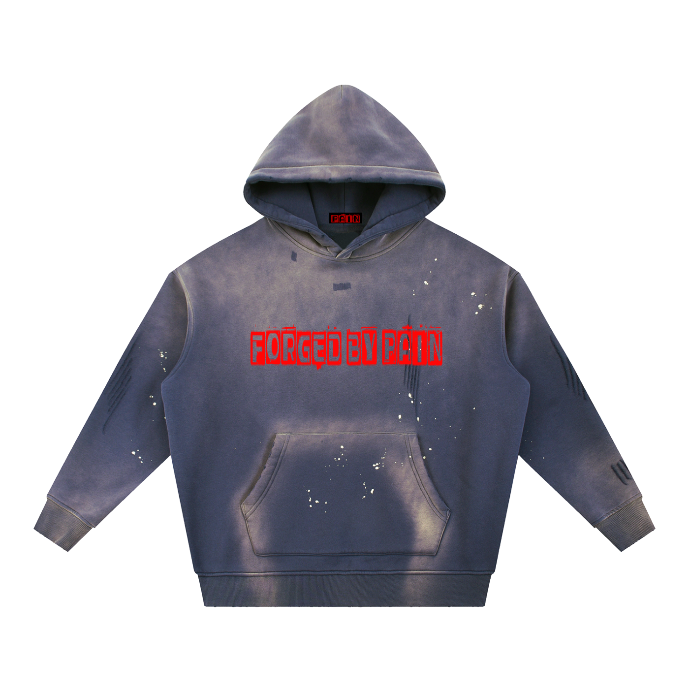 BFP Vintage Washed Forged by Pain Fleece Hoodie