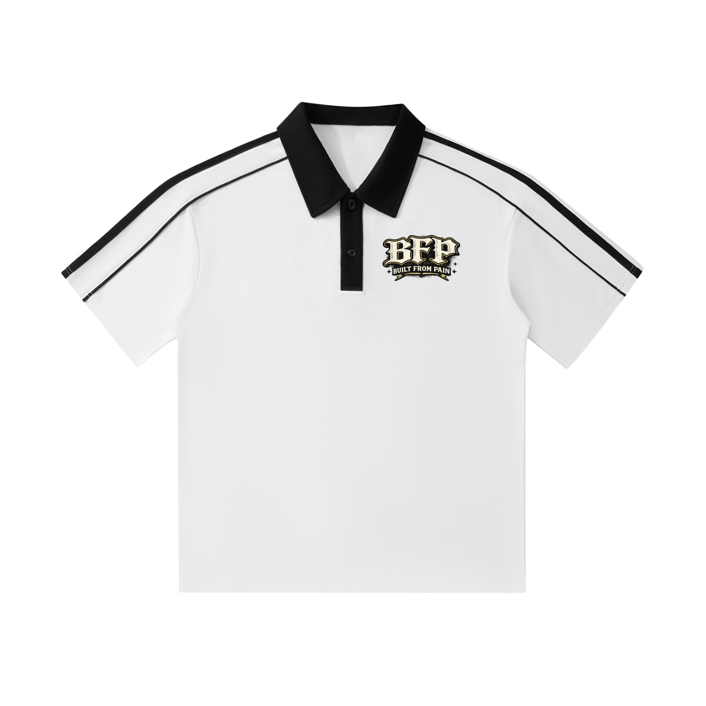 BFP Contrast Collar Short-Sleeve Polo Shirt