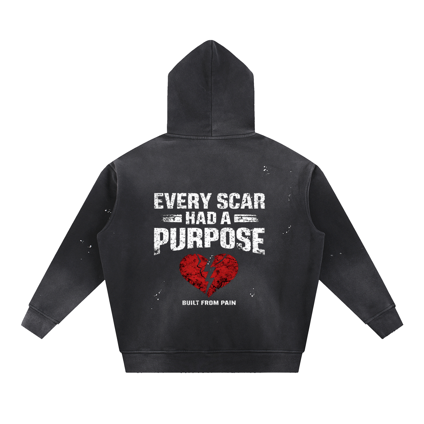 BFP Vintage Washed Forged by Pain Fleece Hoodie