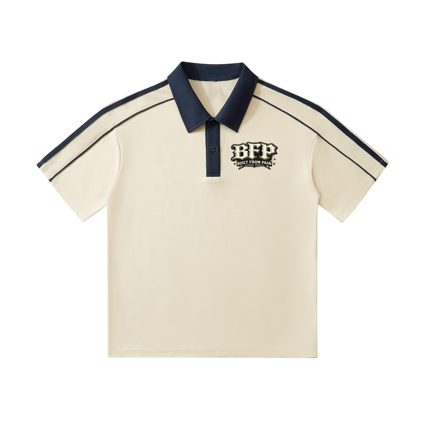 BFP Contrast Collar Short-Sleeve Polo Shirt